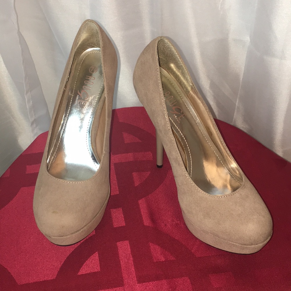 ROUGE- Faux suede Platform shoes
